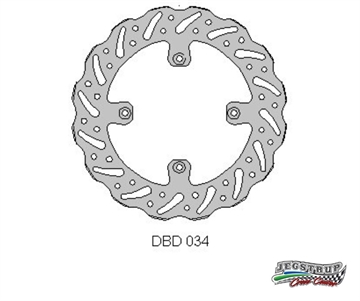 Bremseskive for Delta Braking KTM 85 SX (19/16) årg. 04 - 12